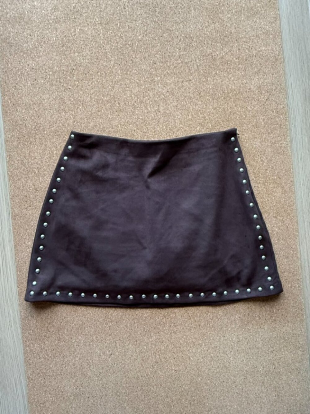 Abercrombie Scarlett Curve Love Vegan Suede Mini Skort